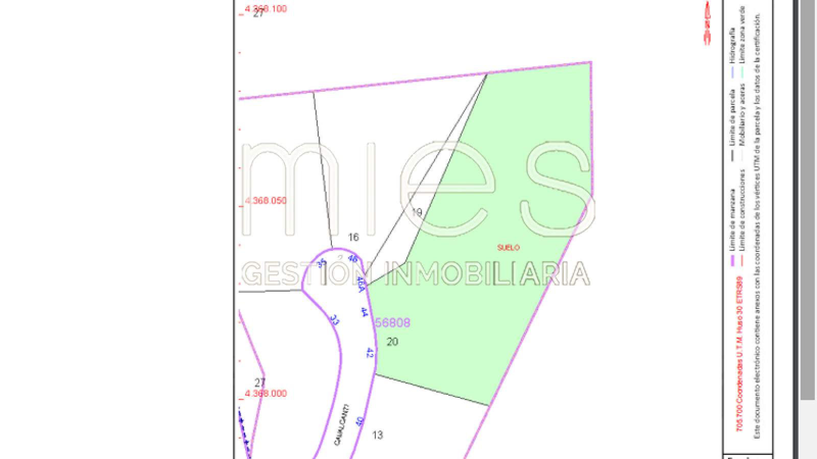 mies inmobiliaria vende solar calicanto
