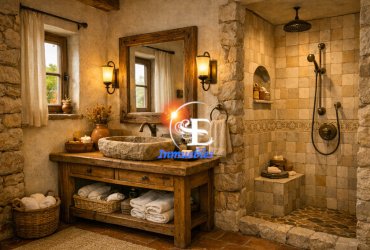 baño suite casa rustica alborache - vivienda rural diseminada