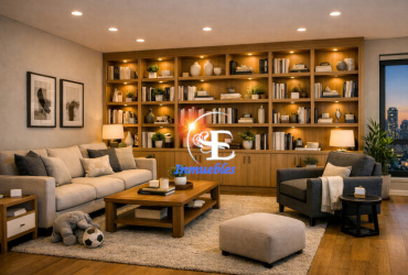 sala de estar duplex lujoso - atico duplex lujo nueva york